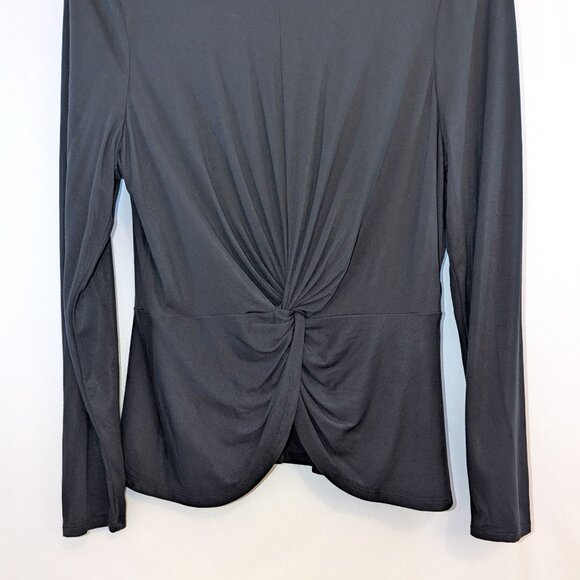 Sweaty Betty | Tori Twist Front Black Hooded Pullover Long Sleeves | Size 6 - Picture 7 of 12